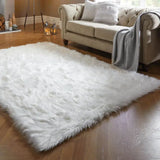 Tapis effet fourrure