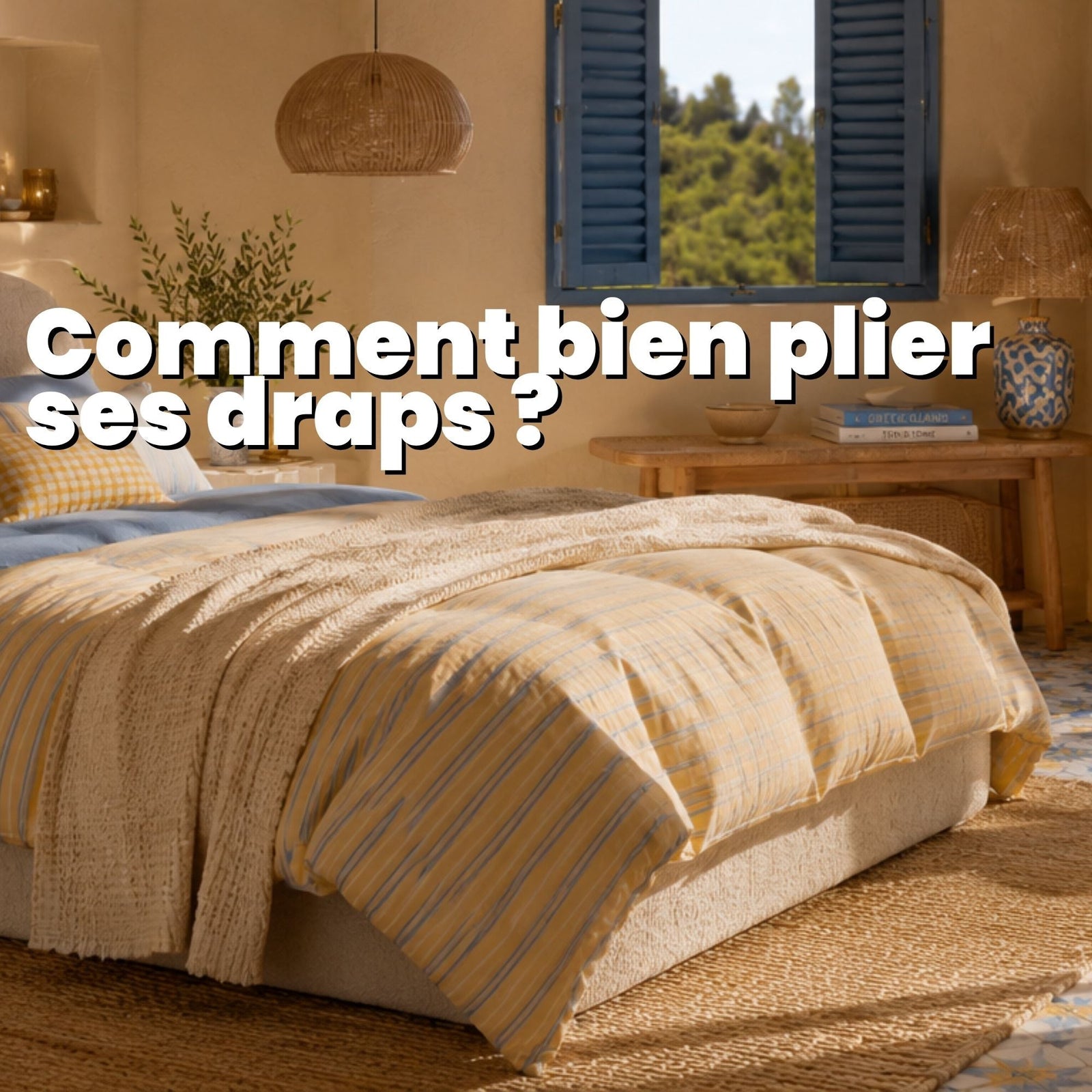 Comment bien plier ses draps ?
