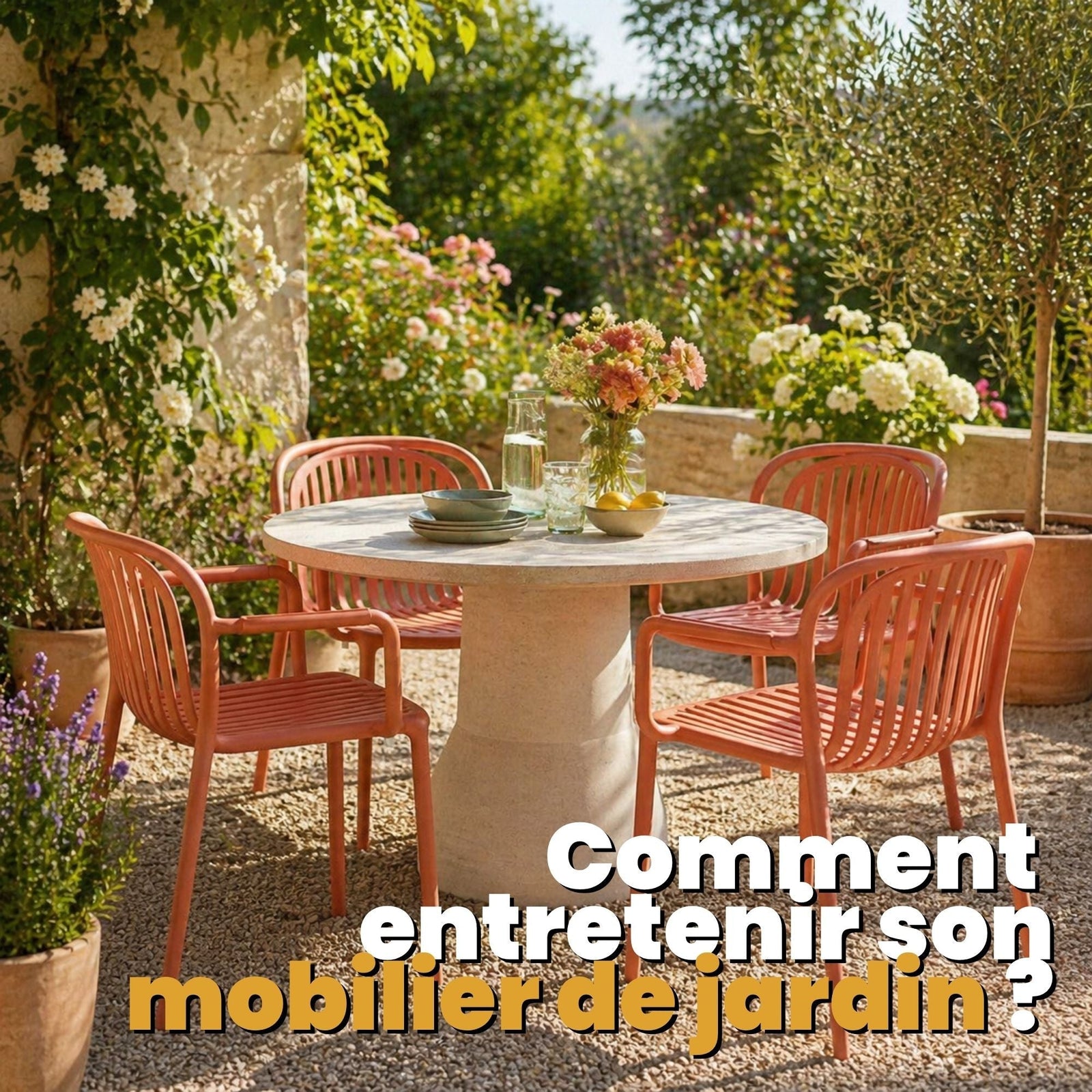 Comment entretenir son mobilier de jardin ?