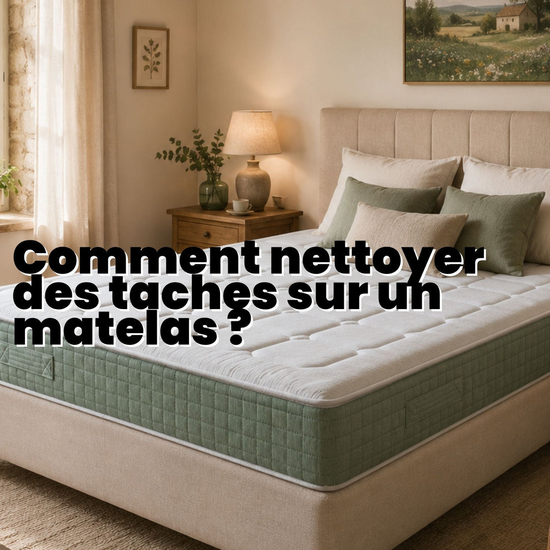 Comment nettoyer des taches sur un matelas ?