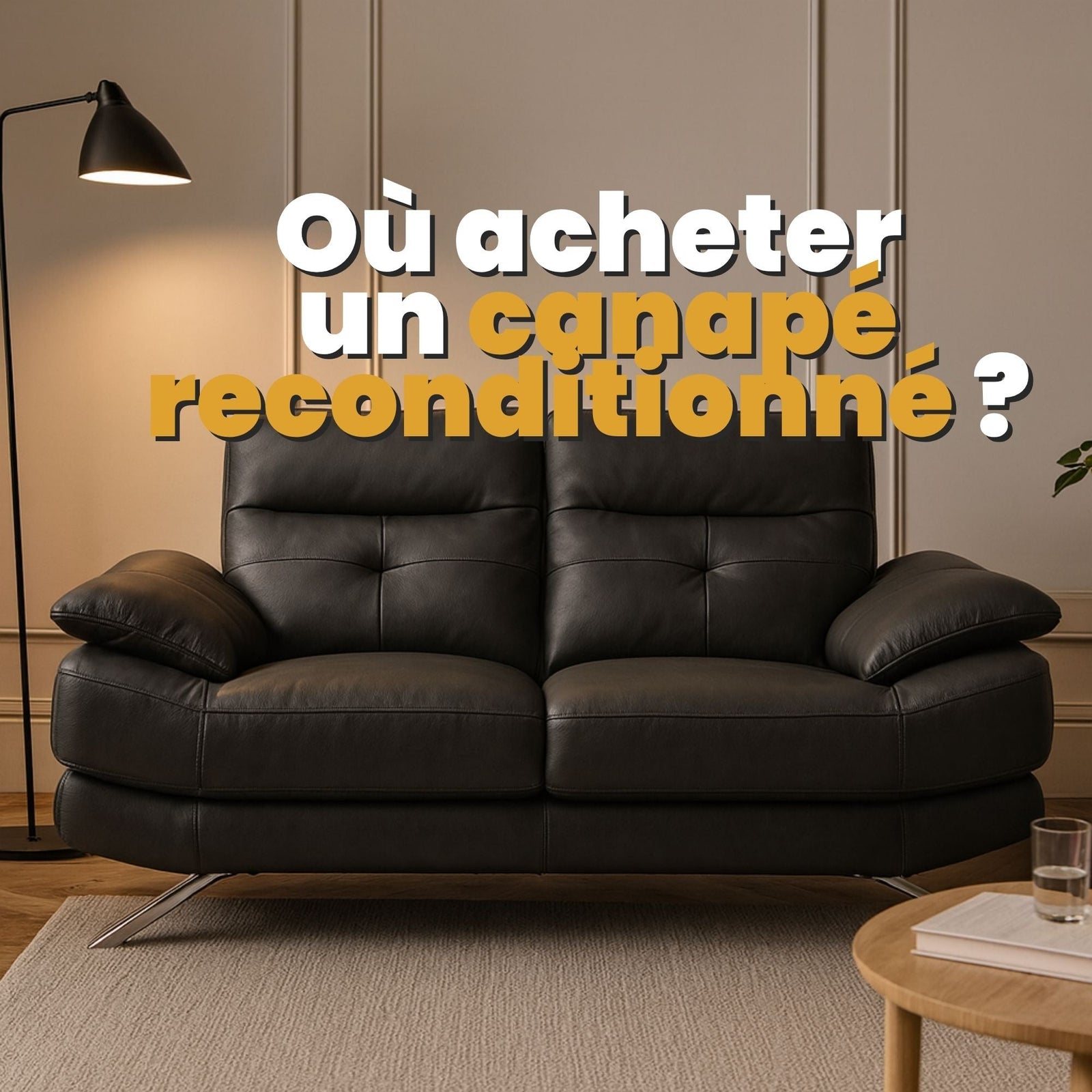 Où acheter  un canapé          reconditionné ?
