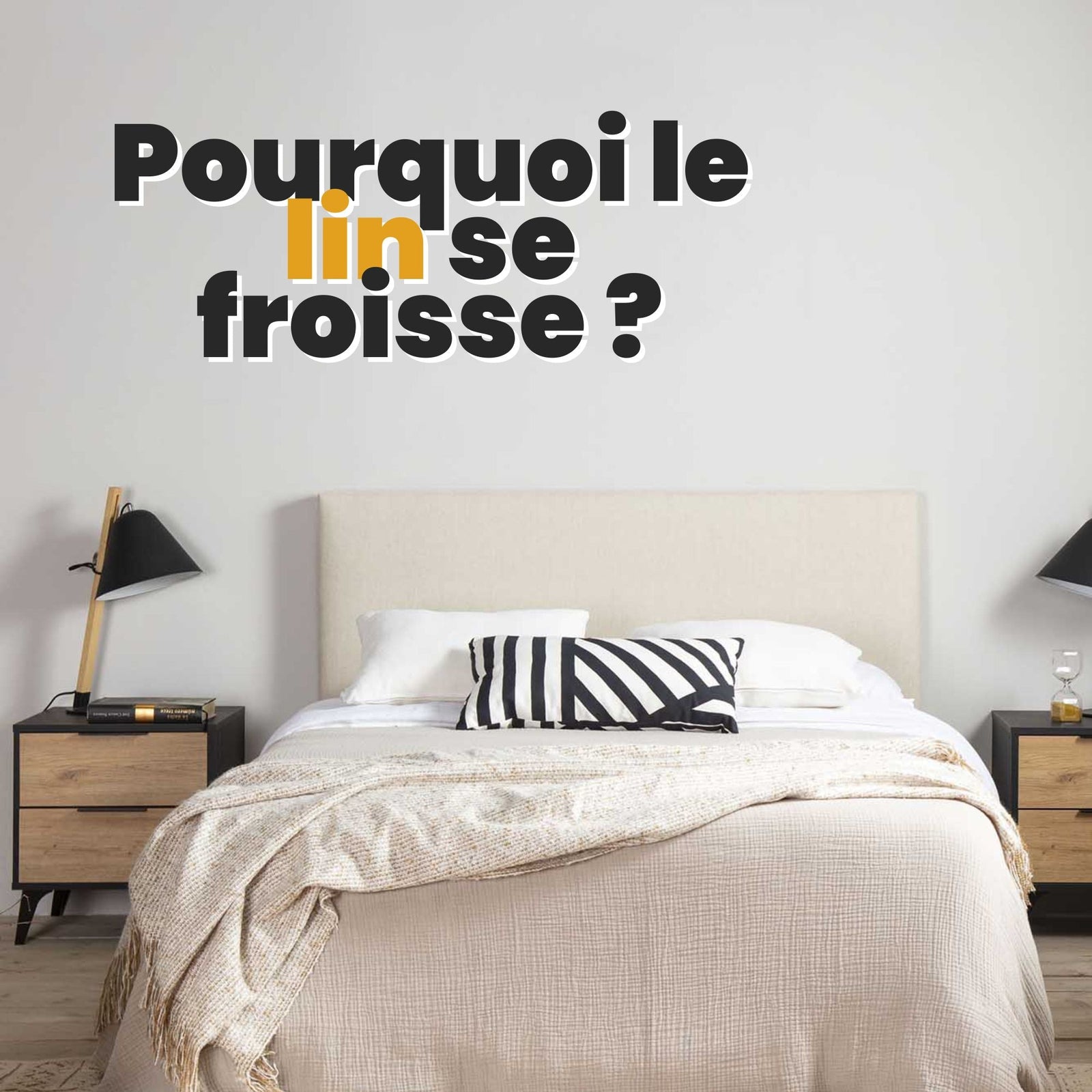 Pourquoi le lin se froisse ?