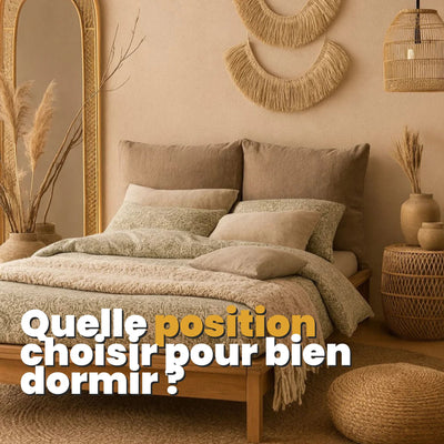Quelle position choisir pour bien dormir ?