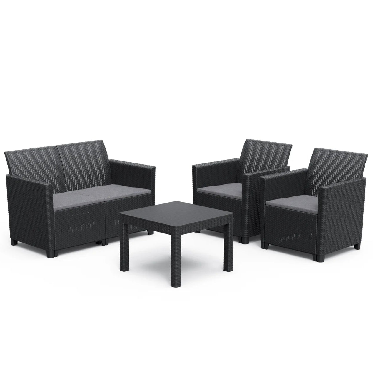 Salon de jardin KETER en résine Jade 4 places