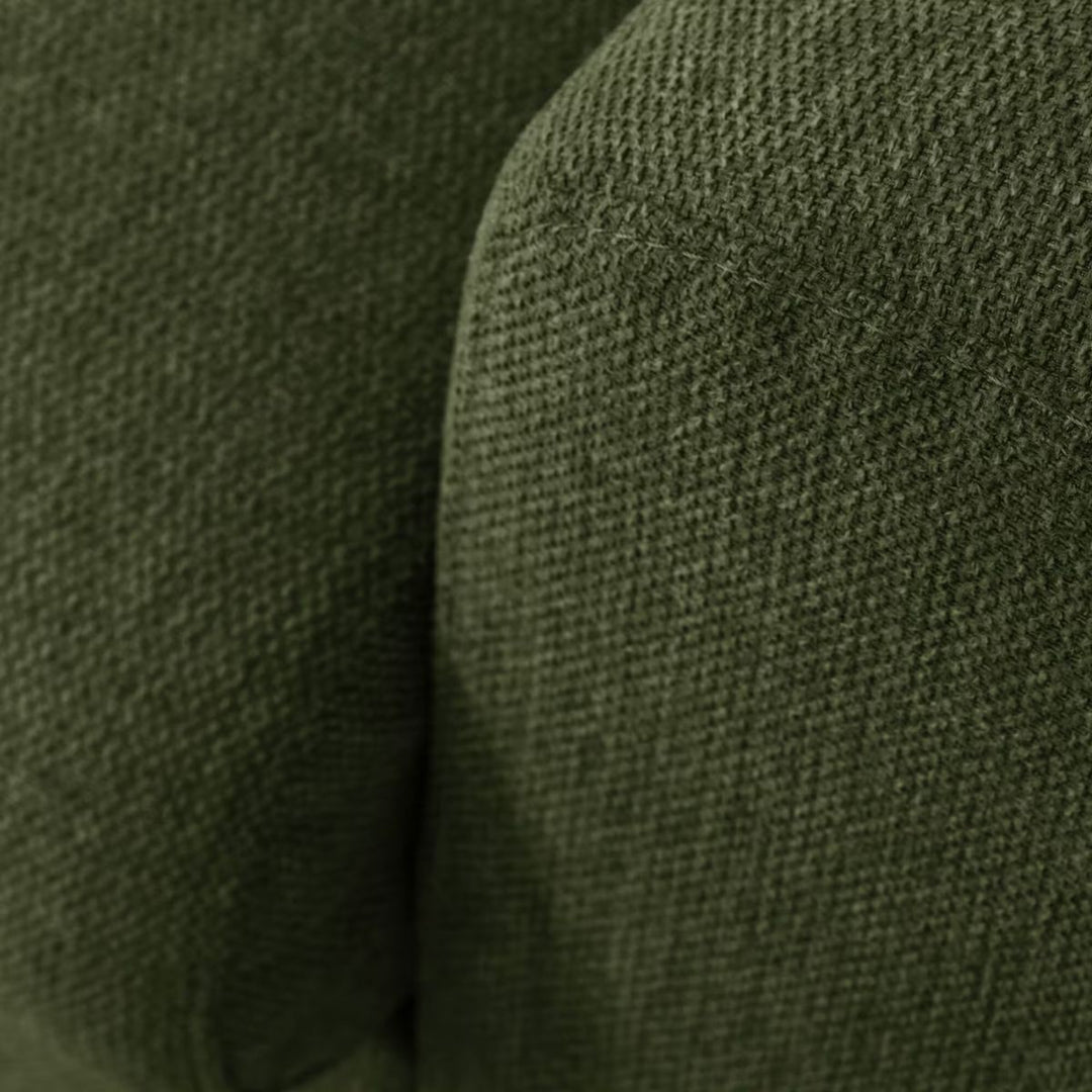 ALINEA Canapé 3 places convertible RUBIO en tissu - vert cèdre
