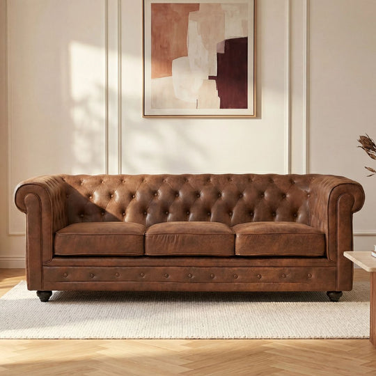 Canapé fixe VENTE UNIQUE CHESTERFIELD 3 places