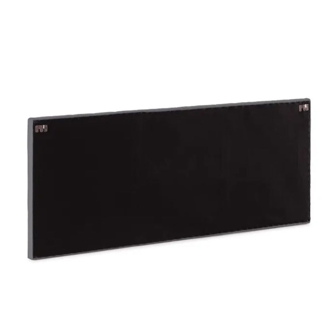Tête de lit Eris en tissu gris 140x60cm