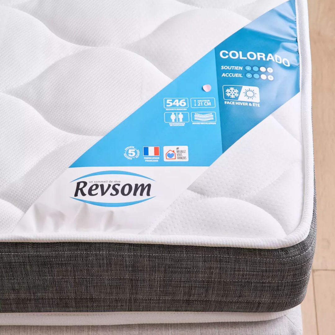 Matelas à ressorts REVSOM Colorado 140x190cm