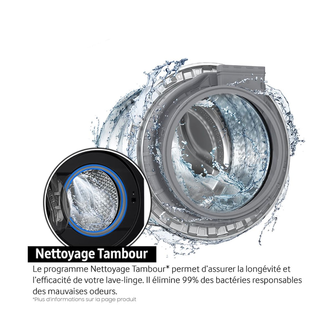 Lave-linge hublot SAMSUNG WW90CGC04DAB 9kg Noir