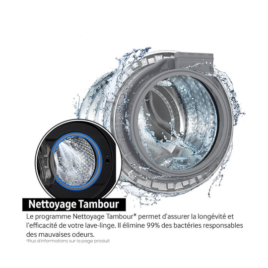 Lave-linge hublot SAMSUNG WW90CGC04DAB 9kg Noir