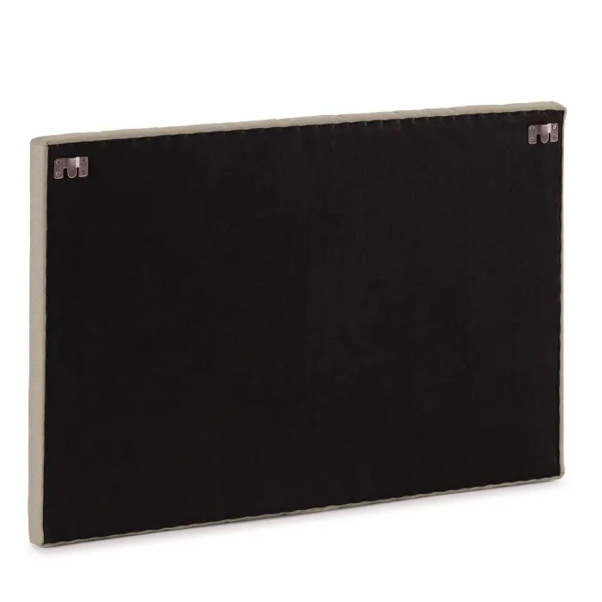 Tête de lit Eris en tissu beige 90x60cm