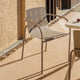 Lot de 2 chaises de jardin SKLUM empilables avec accoudoirs en acier Isoria
