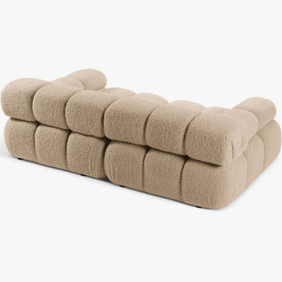 Canapé modulaire en velours Bellis Micadoni 2 places