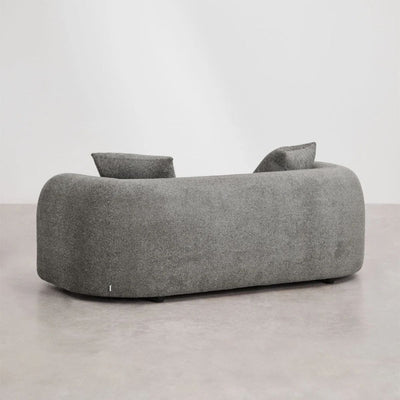 Canapé SKLUM Coco en tissu chenille epais gris