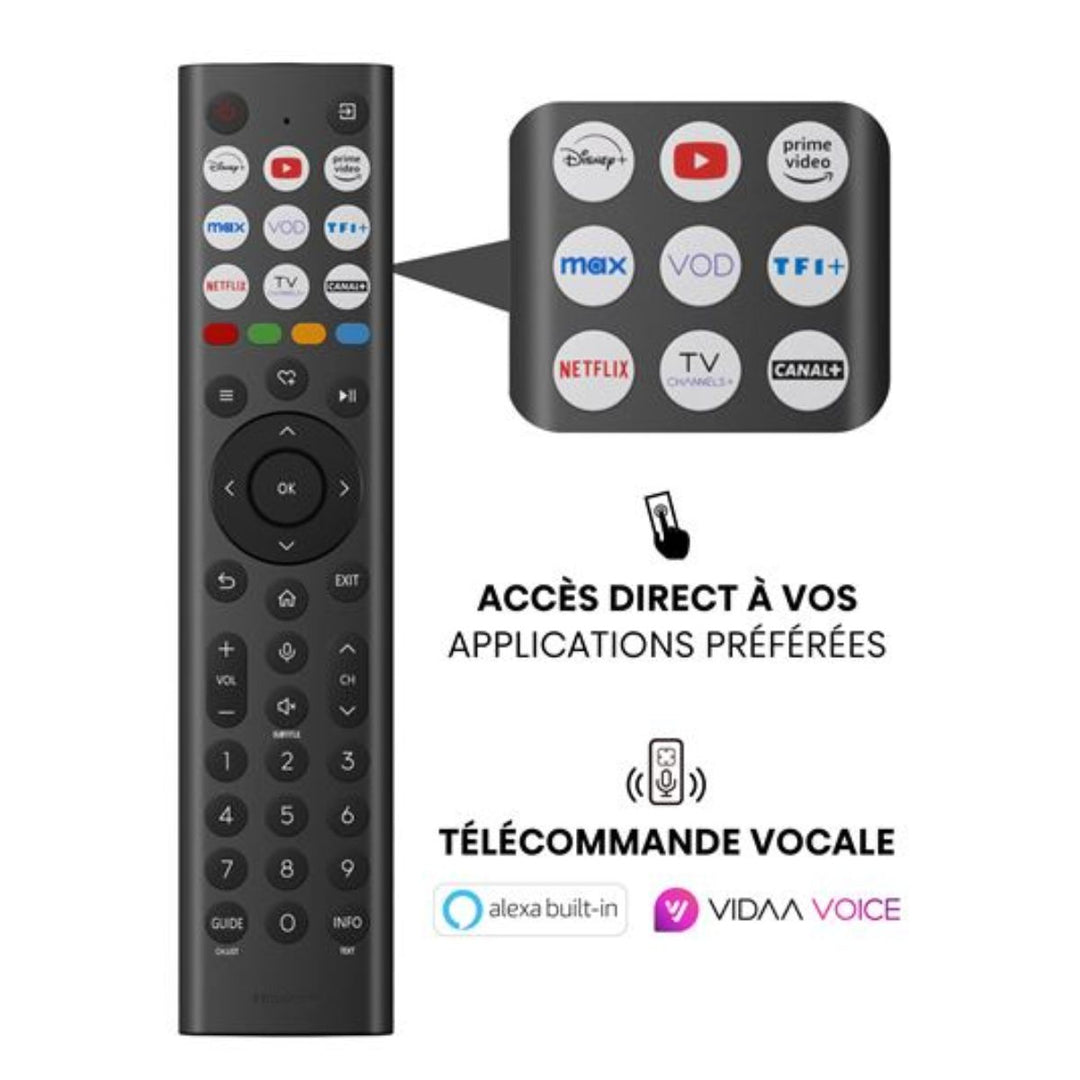 TV QLED Hisense 50E79Q PRO 50 pouces (126 cm) 4K UHD Smart TV 2025