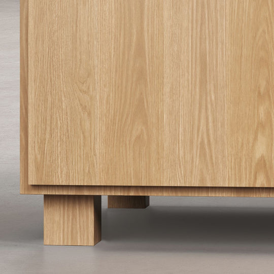 Buffet bas HABITAT 3 portes en chêne Naturel DRIO - Design by Hélèna Pille