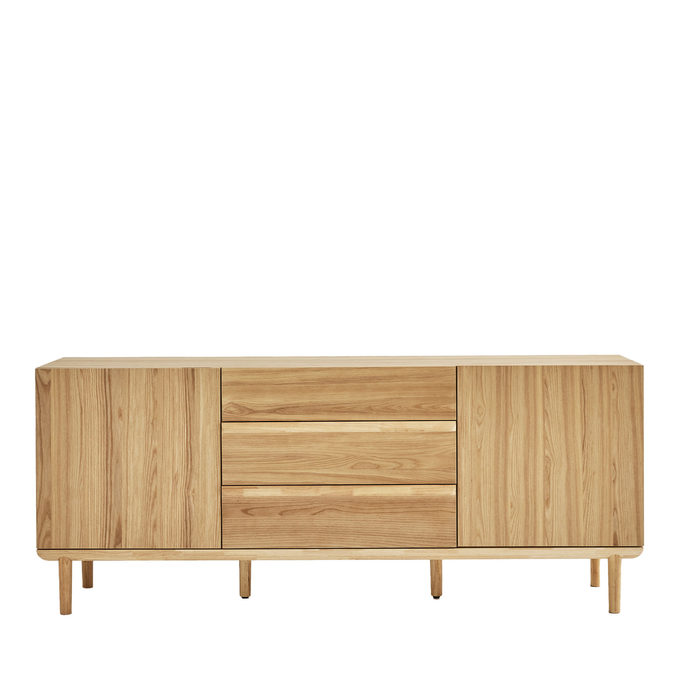 Buffet DRAWER Bergen 2 portes 3 tiroirs en bois L170cm