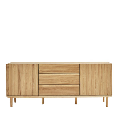 Buffet DRAWER Bergen 2 portes 3 tiroirs en bois L170cm