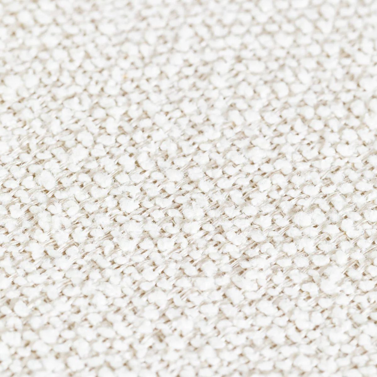 Lot de 2 chaises SKLUM en bois d'acacia et tissu bouclé Mallory