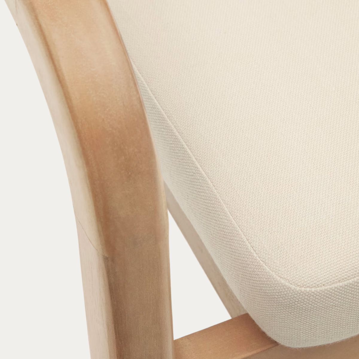 Lot de 2 chaises Kave Home Malaret en bois d'eucalyptus et corde beige FSC