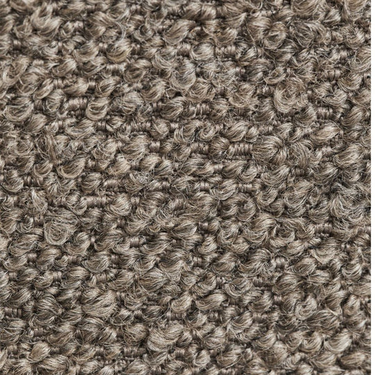 Fauteuil SKLUM pivotant ERICA en tissu bouclé marron brun
