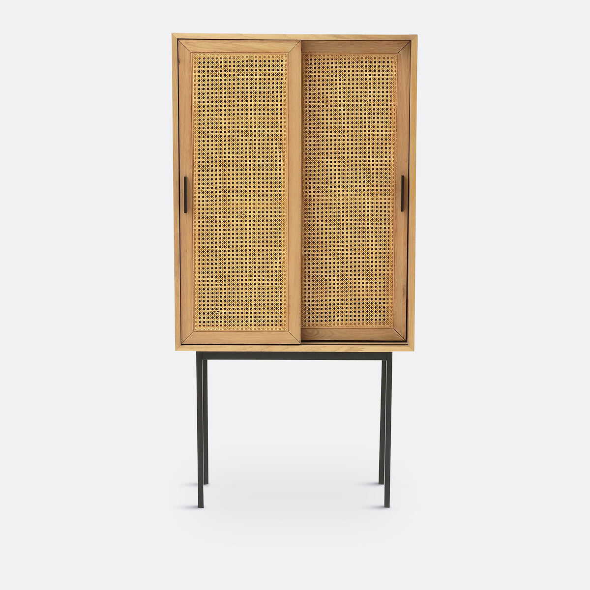Bahut chêne 2 portes cannées, WASKA La Redoute Interieurs