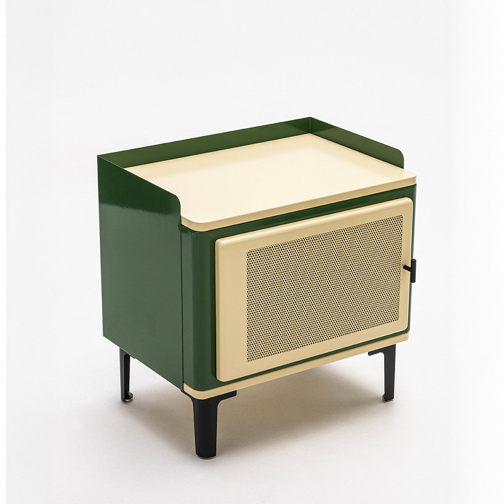 Table de chevet DRAWER Vintagio 1 porte en métal
