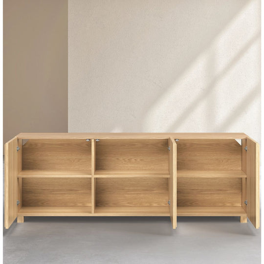 Buffet bas HABITAT 3 portes en chêne Naturel DRIO - Design by Hélèna Pille