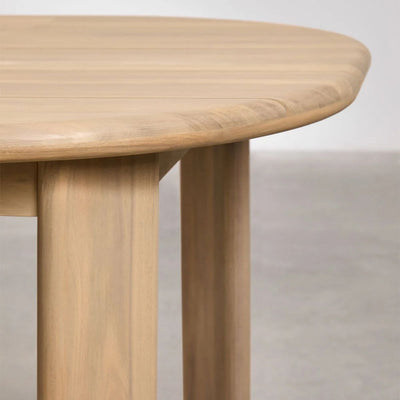 Table de jardin ovale SKLUM en bois d'acacia ULENO 240x100 cm