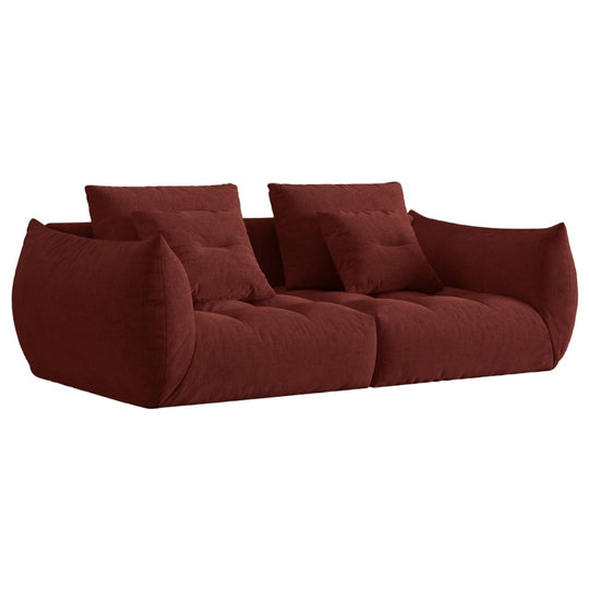 Canapé MICADONI 3 places Bloom 232 cm Bordeaux