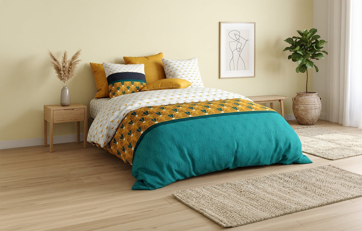Parure de lit 100% coton 57 fils Madra, vue 2