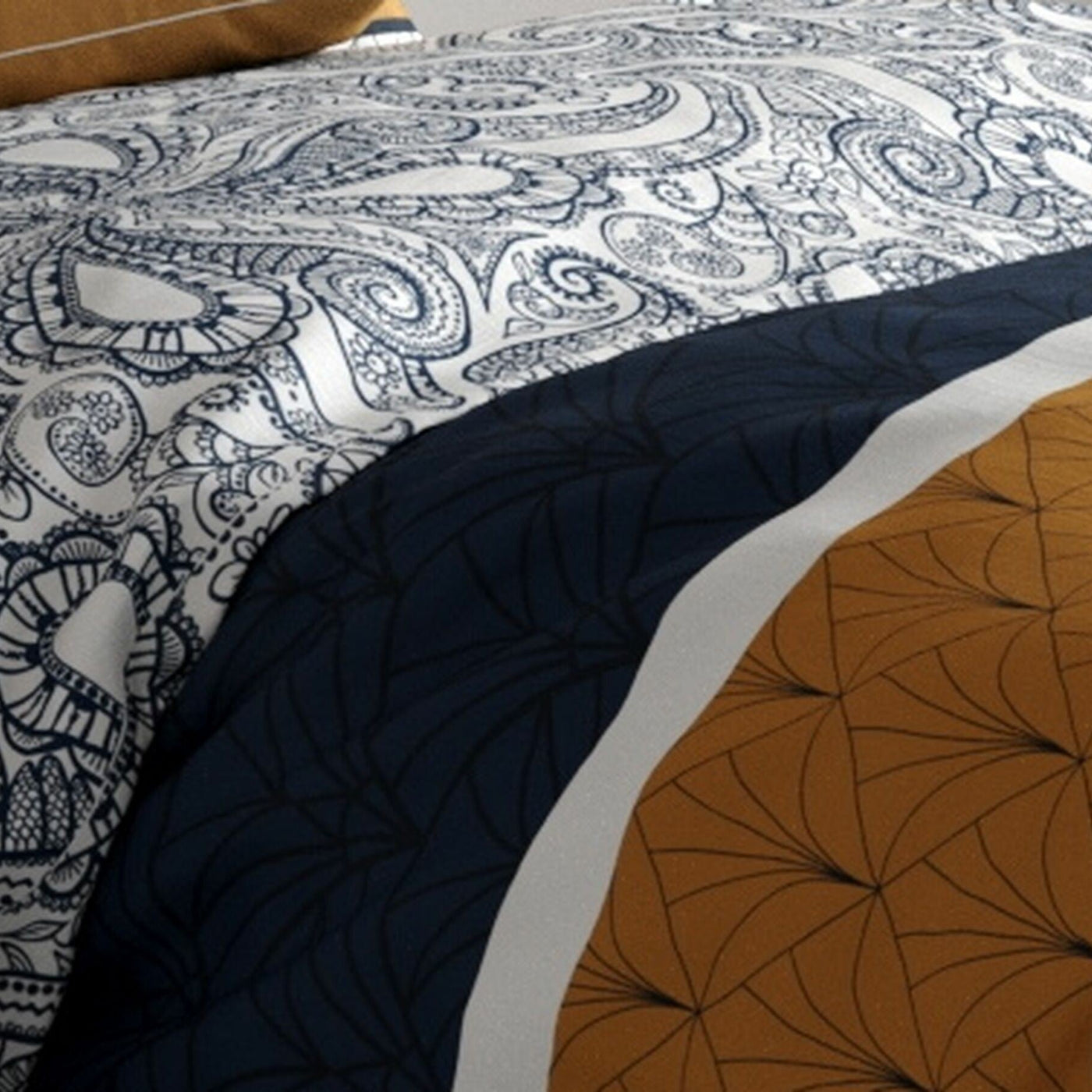 Parure de lit 100% coton 57 fils Dakota