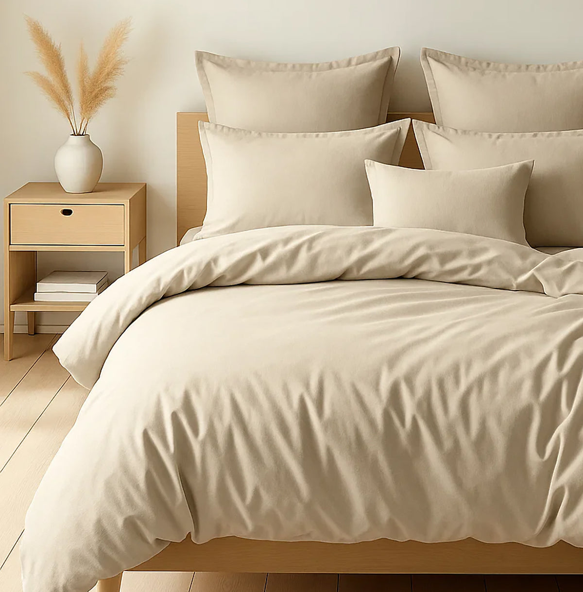 Parure de lit Bâton Rouge 100 % coton 57 fils