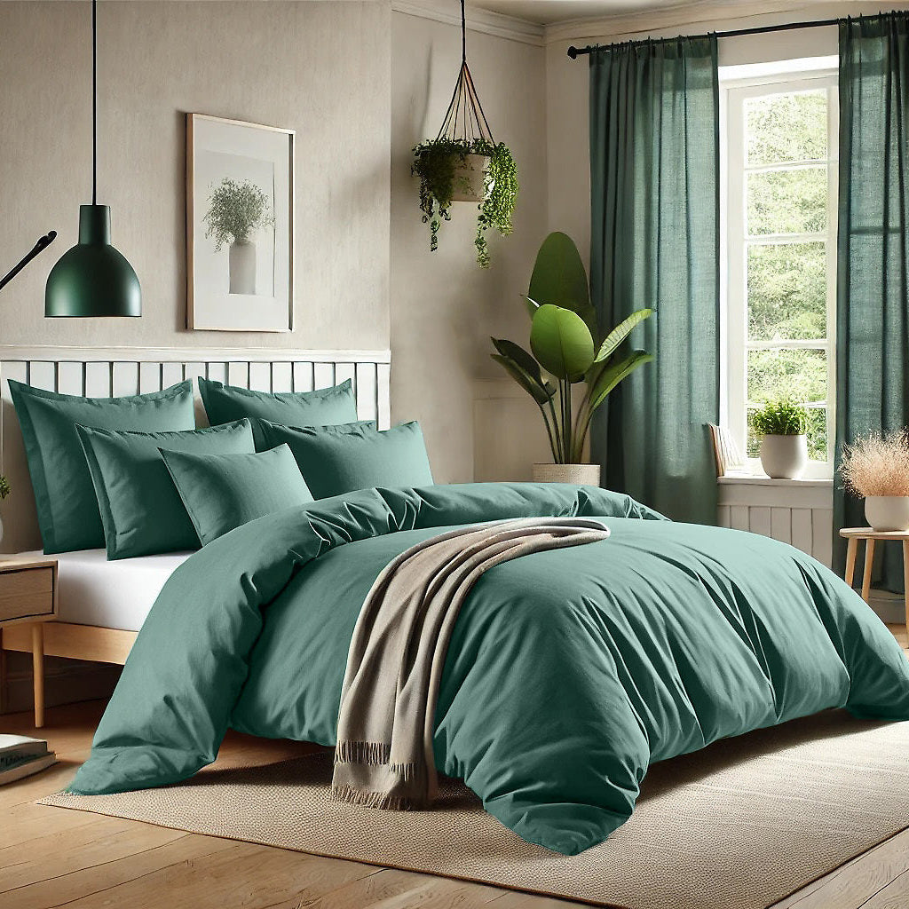 Parure de lit Bâton Rouge 100 % coton 57 fils