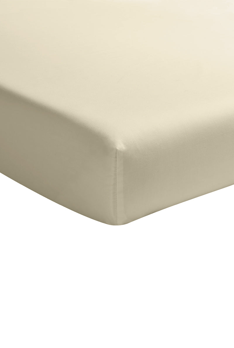 Drap housse Bâton Rouge en percale de coton 80 fils, bonnet 30 cm