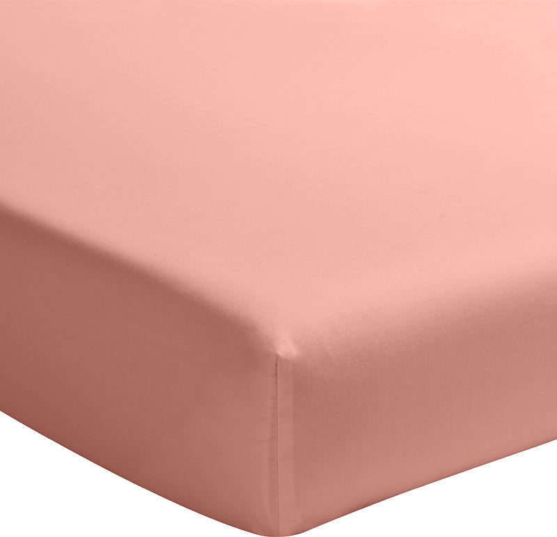 Drap housse Bâton Rouge en percale de coton 80 fils, bonnet 30 cm