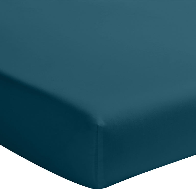 Drap housse Bâton Rouge en percale de coton 80 fils, bonnet 30 cm