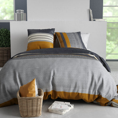 Parure de lit 100% coton 57 fils Elka