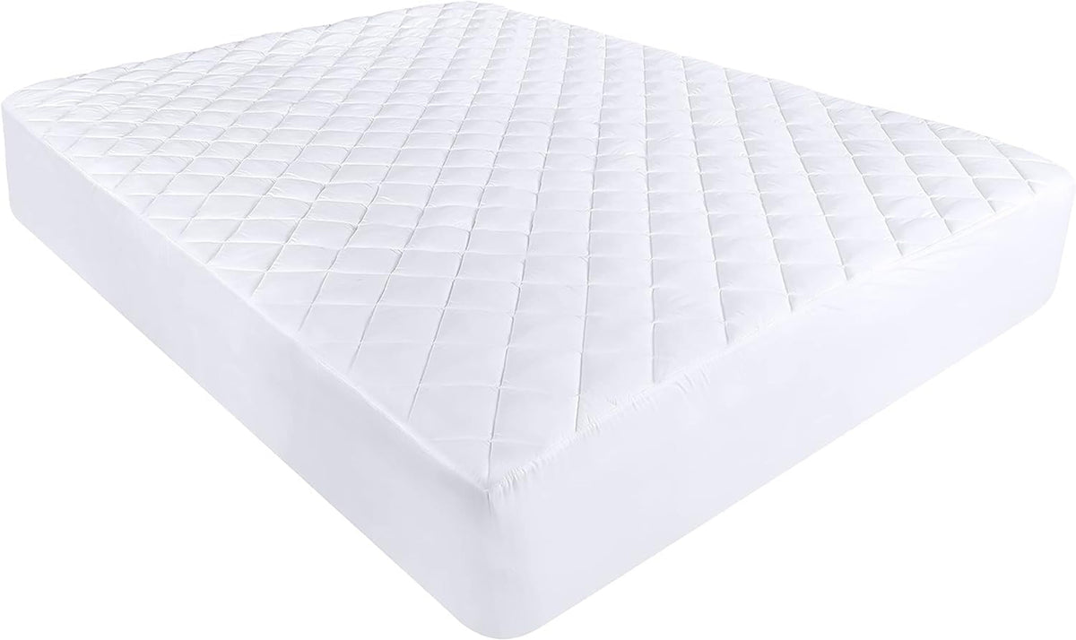 Protège-matelas Bâton Rouge imperméable matelassé, bonnet 35 cm