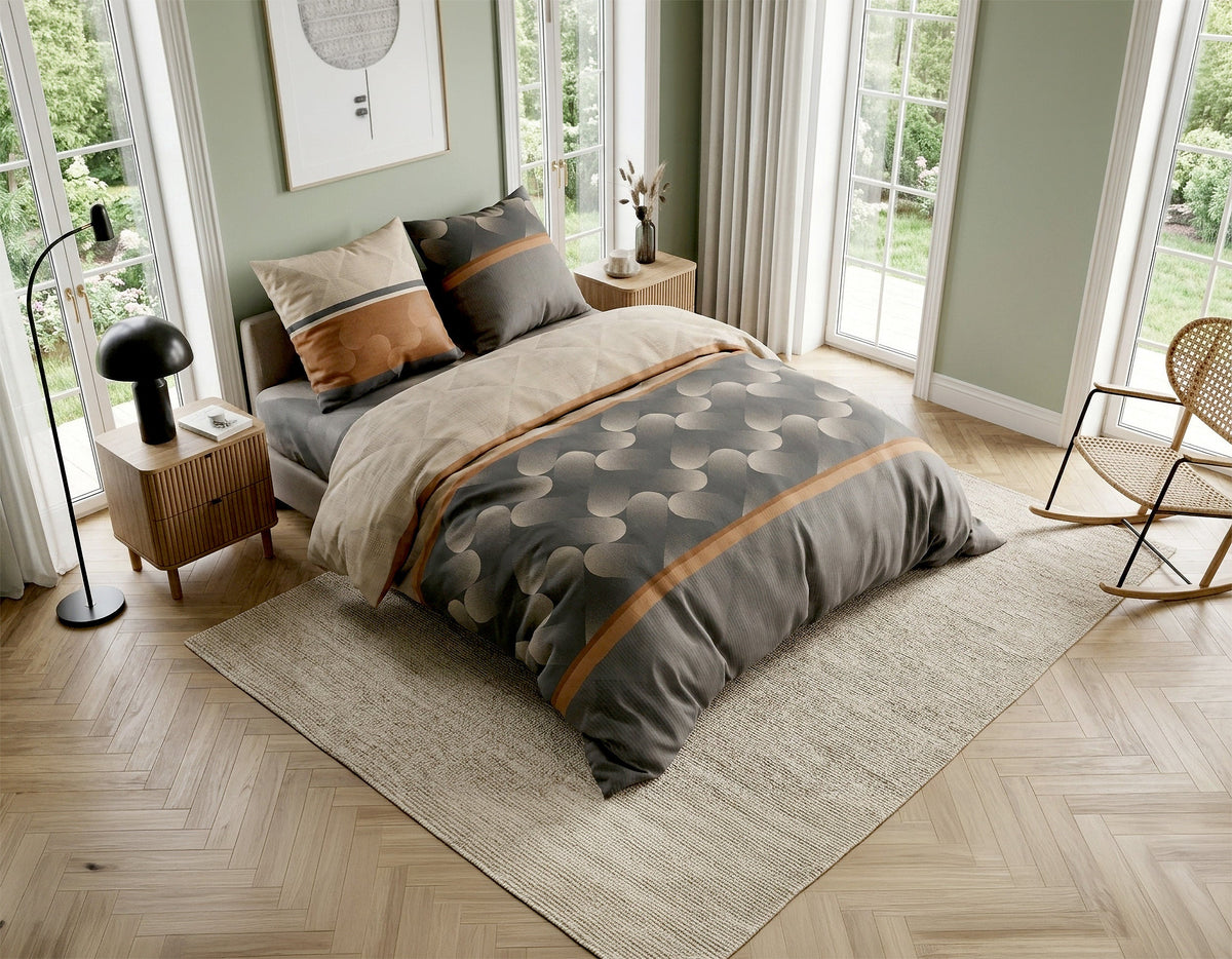 Parure de lit 100% coton 57 fils Jaspe, vue 3