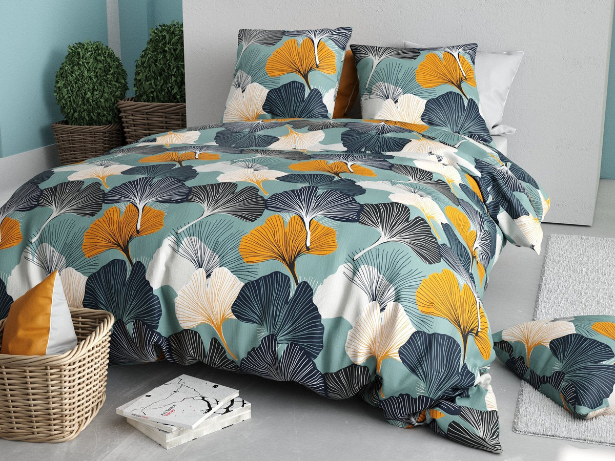 Parure de lit 100% coton 57 fils Gink, vue 2