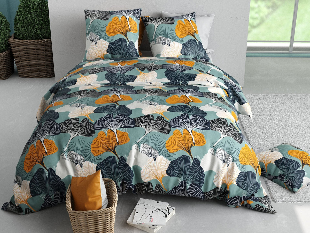 Parure de lit 100% coton 57 fils Gink, vue 3