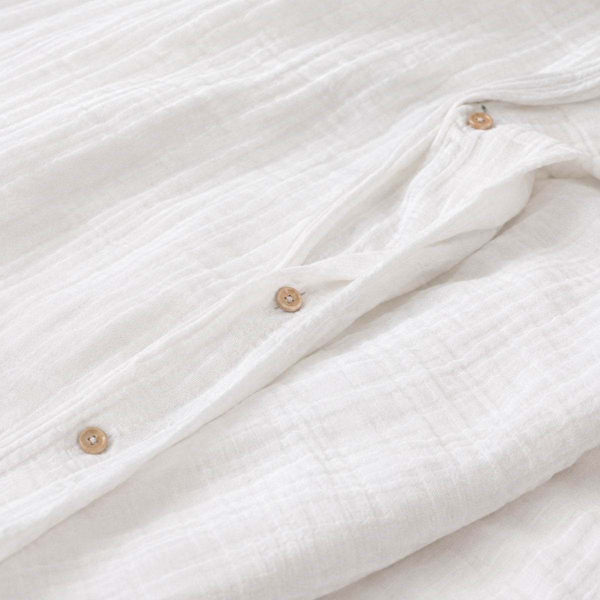 Parure de lit Bâton Rouge en double gaze de coton