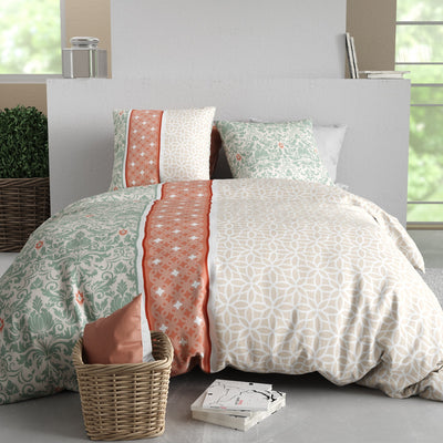 Parure de lit 100% coton 57 fils Prana