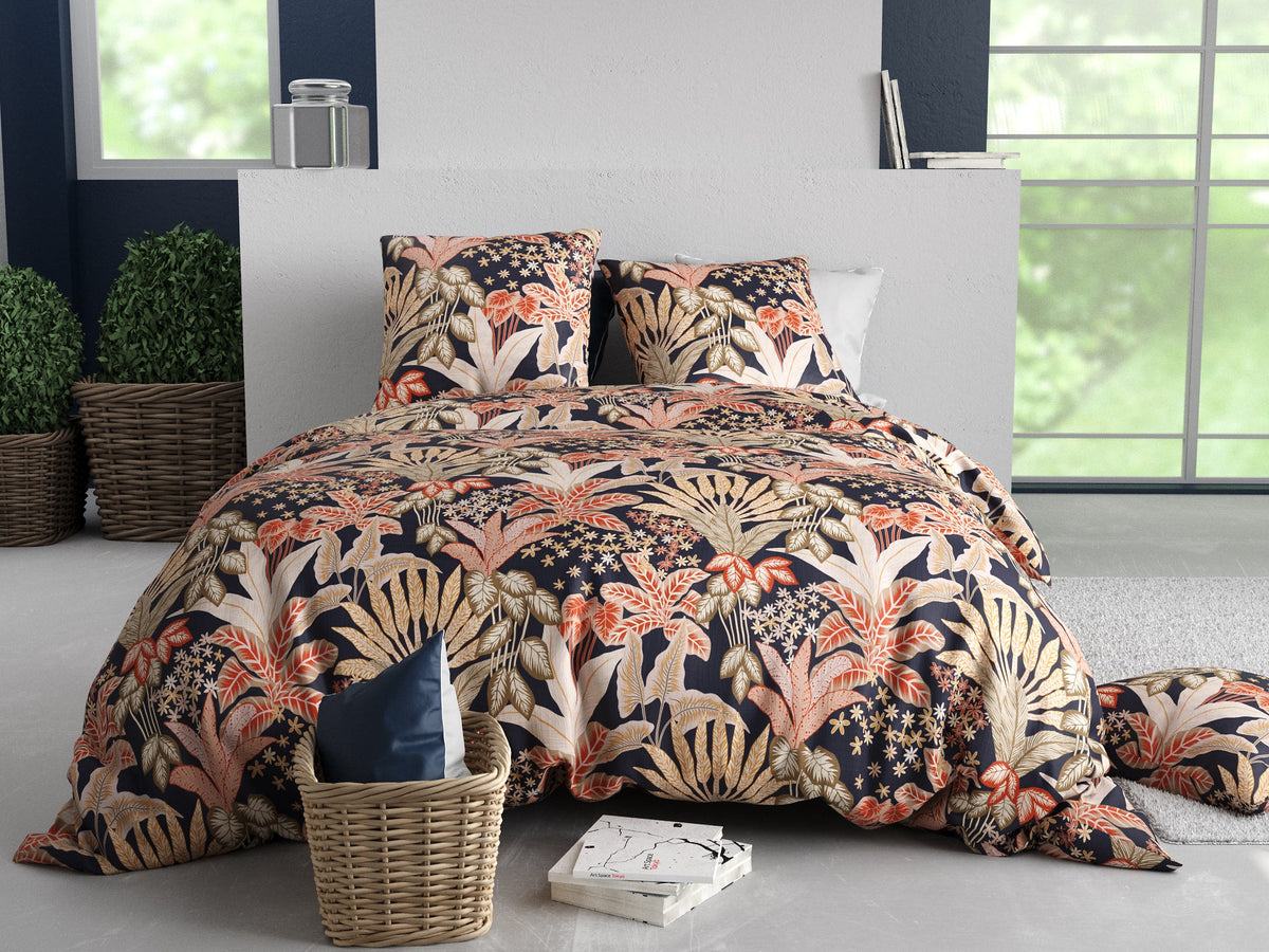 Parure de lit 100% coton 57 fils Louisiane