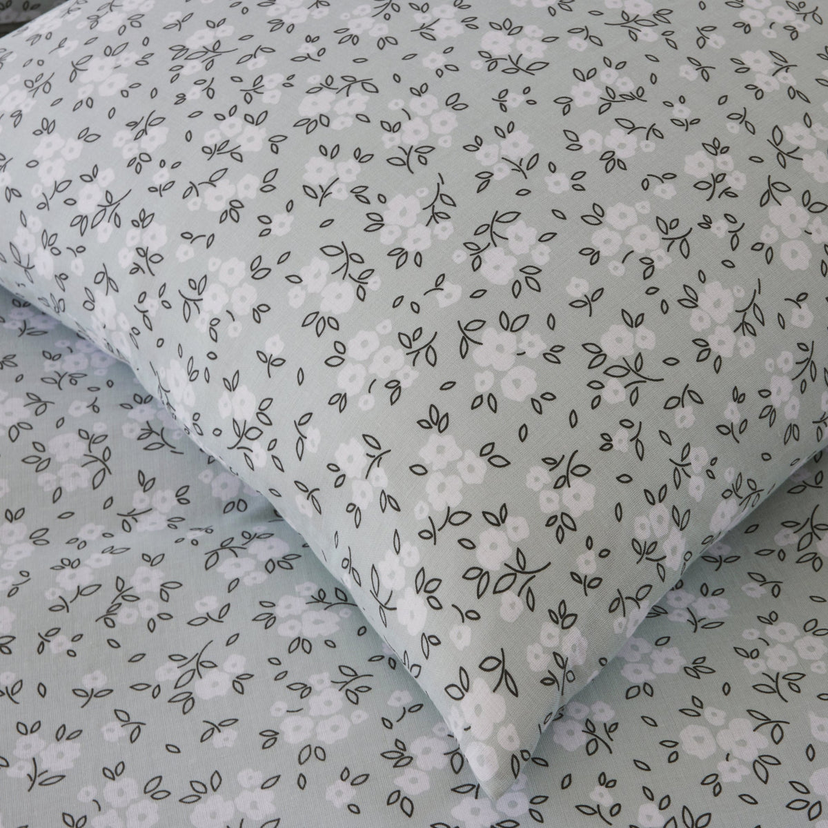 Parure de lit Bâton Rouge en double gaze de coton imprimée