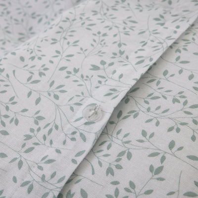 Housse de couette + taies en gaze de coton imprimée MURMURE