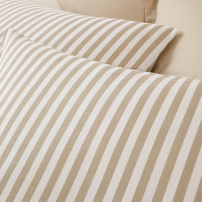 Housse de couette + taies en gaze de coton imprimée SOLEIS