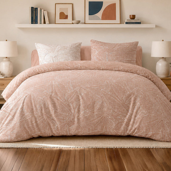 Parure de lit Bâton Rouge percale de coton 71 fils AMBRE
