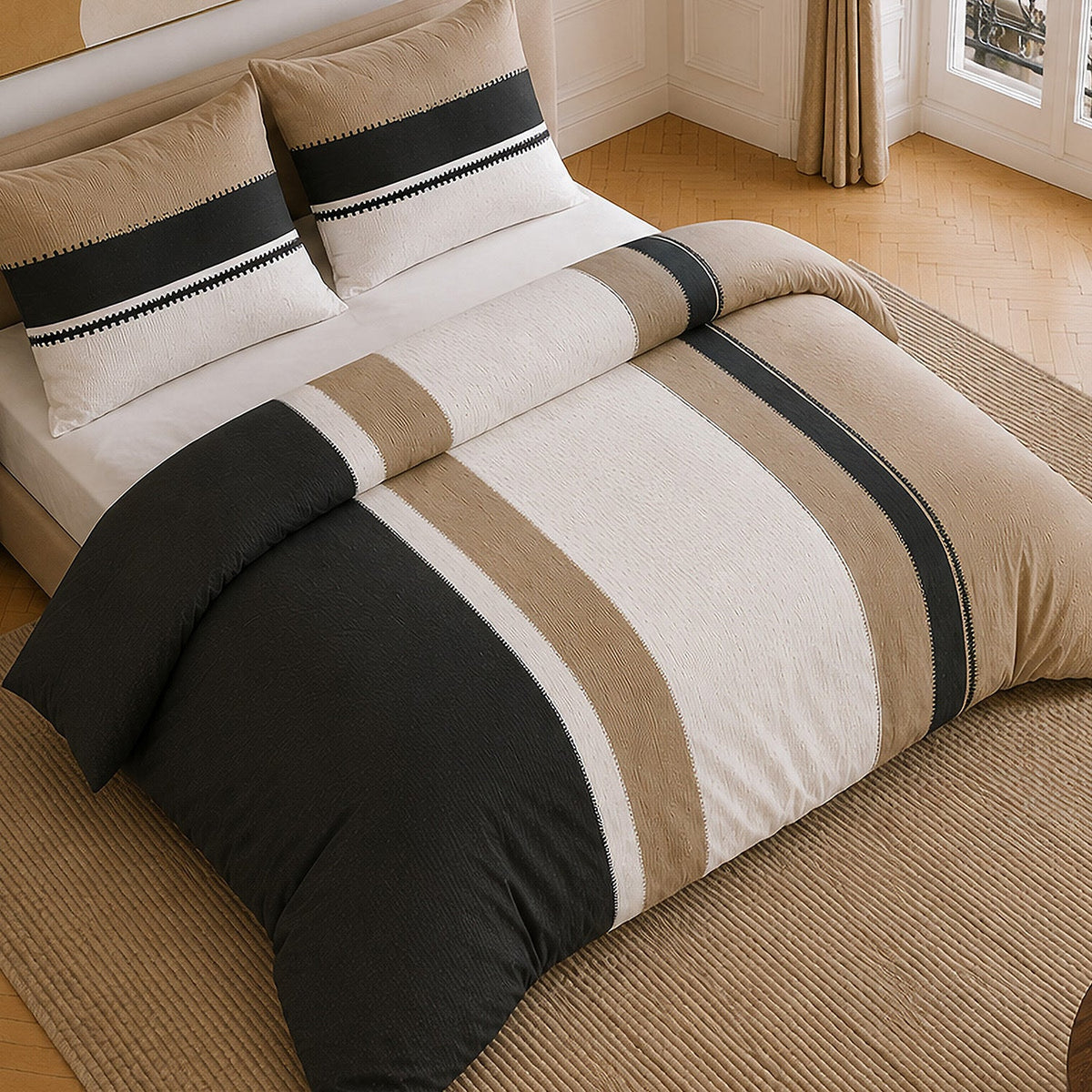 Parure de lit percale de coton 71 fils SAHEL, vue 4